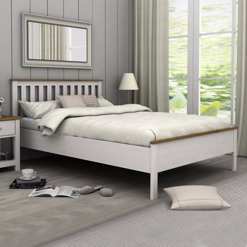 Abelina Queen Bed Mellow White