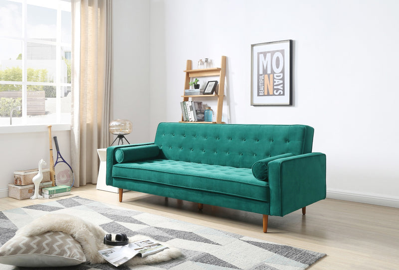 Sofa Marcella Green Velvet Fabric