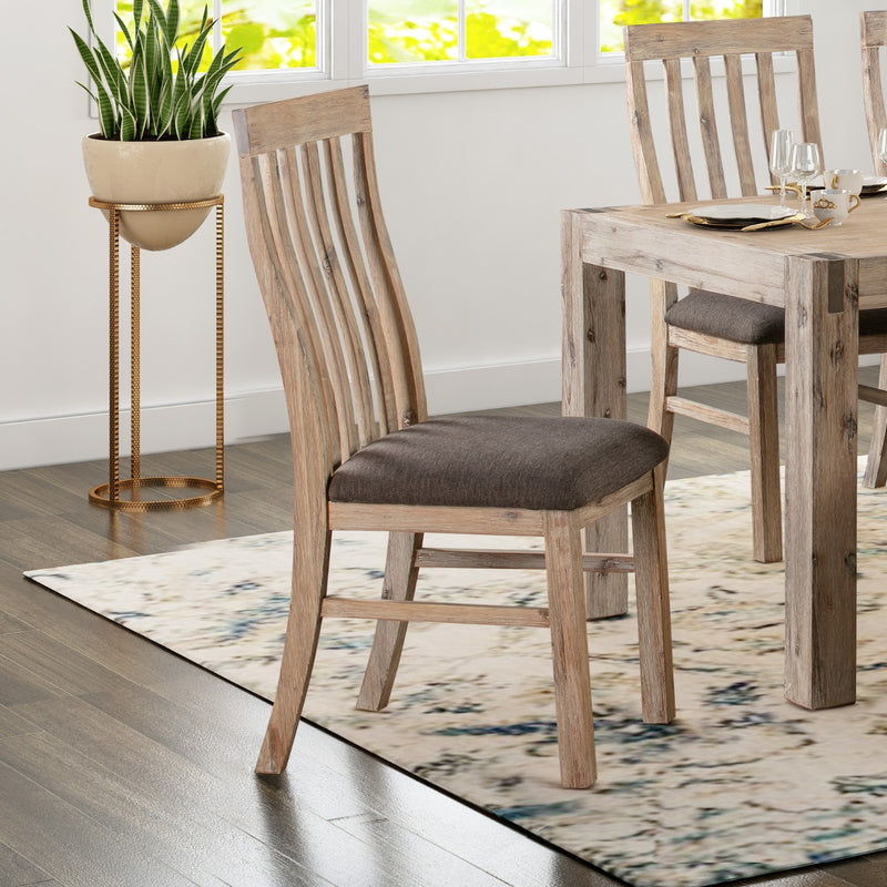 2x Java Dining Chair Oak