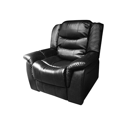 Alan Recliner Bonded Leather -1R -BLACK