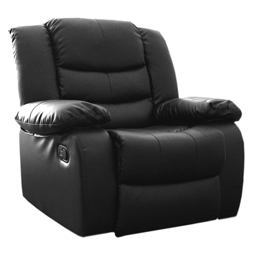 Dream Recliner Bonded Leather -1R -BLACK