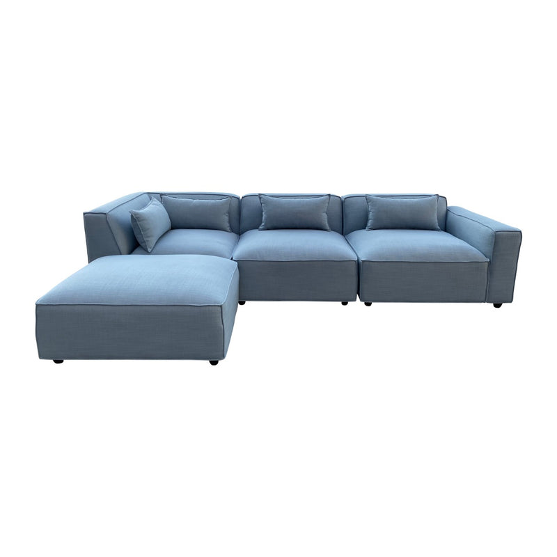 Botanic Sofa Set Sky Blue