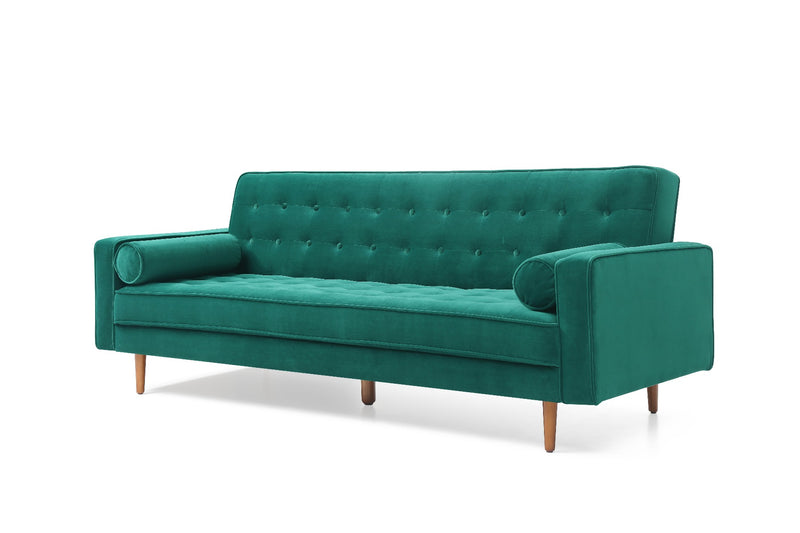 Sofa Marcella Green Velvet Fabric