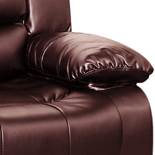 Dream Recliner Bonded Leather -1R -BROWN