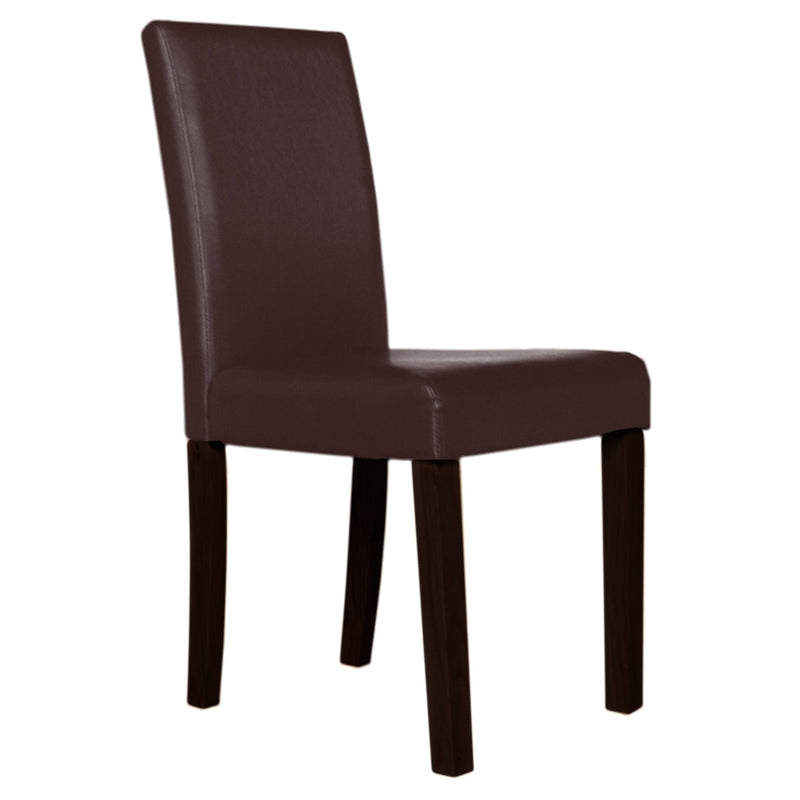 Montina Wooden Dining Chairs Brown 2x