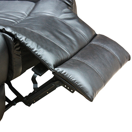 Alan Recliner Bonded Leather -1R -BLACK