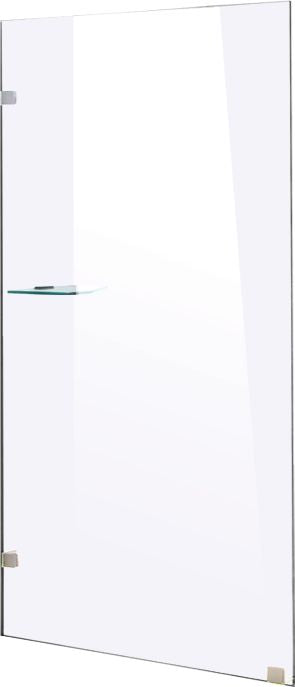 900 x 2100mm Frameless 10mm Safety Glass Shower Screen