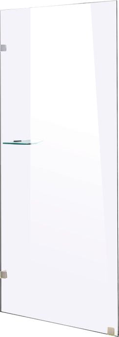 700 x 2000mm Frameless 10mm Safety Glass Shower Screen