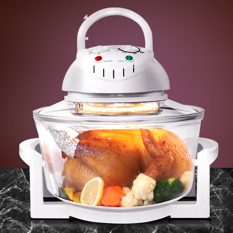 Devanti 17L Electric Convection Oven Air Fryer- White