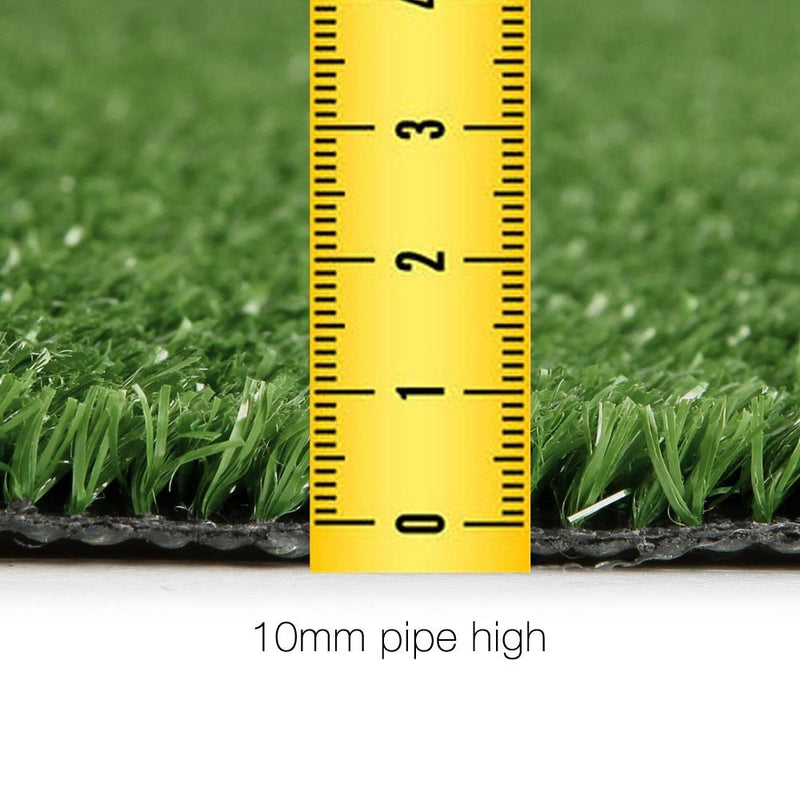 Synthetic 10mm  0.95mx10m 9.5sqm Artificial Grass Fake Turf Olive Plants Plastic Lawn