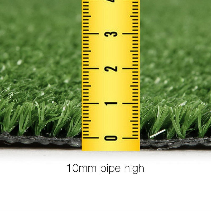 Synthetic 10mm  1.9mx5m 9.5sqm Artificial Grass Fake Turf Olive Plants Plastic Lawn