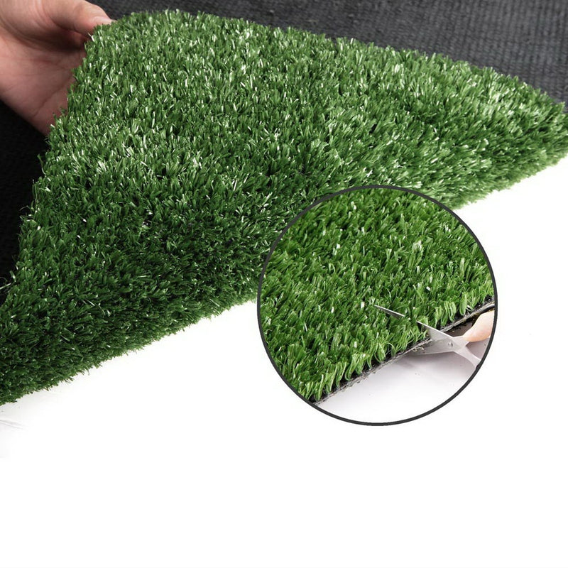 Synthetic 10mm  1.9mx10m 19sqm Artificial Grass Fake Turf Olive Plants Plastic Lawn