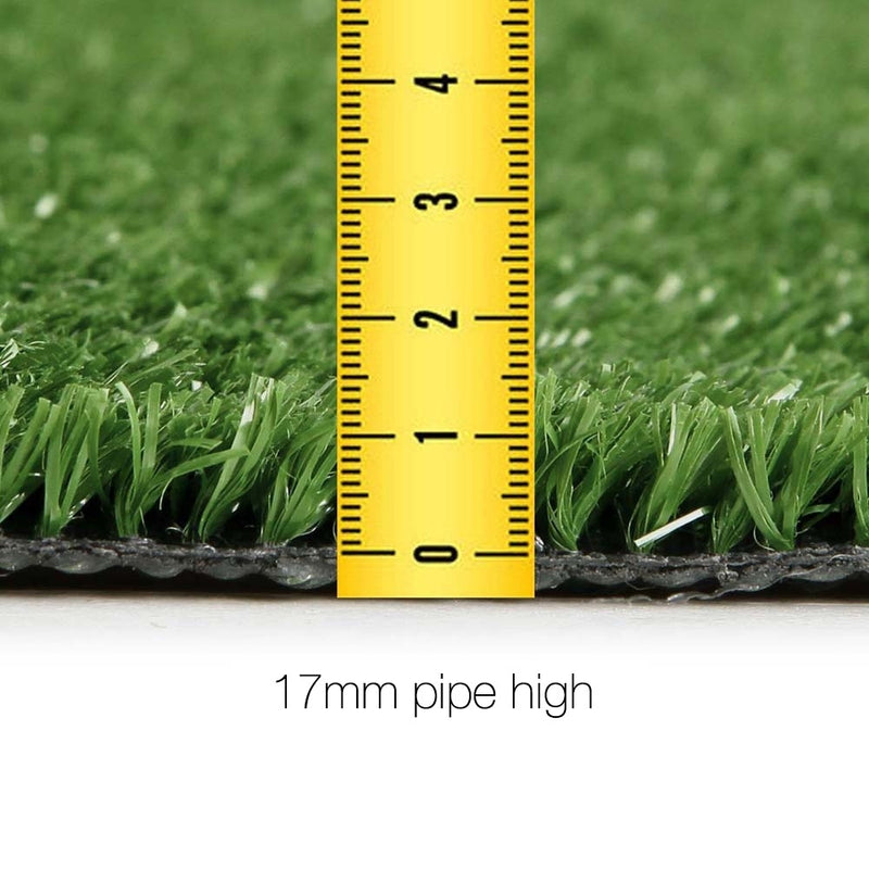 Synthetic 17mm  0.95mx10m 9.5sqm Artificial Grass Fake Turf Olive Plants Plastic Lawn