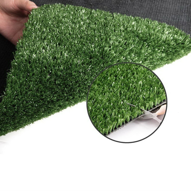 Synthetic 17mm  1.9mx5m 9.5sqm Artificial Grass Fake Turf Olive Plants Plastic Lawn