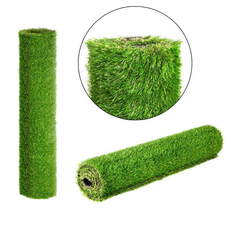 Synthetic 30mm  0.95mx5m 4.75sqm Artificial Grass Fake Turf 4-coloured Plants Plastic Lawn