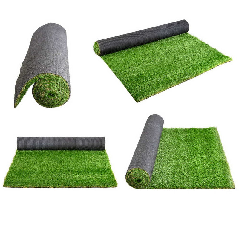 Synthetic 30mm  0.95mx5m 4.75sqm Artificial Grass Fake Turf 4-coloured Plants Plastic Lawn