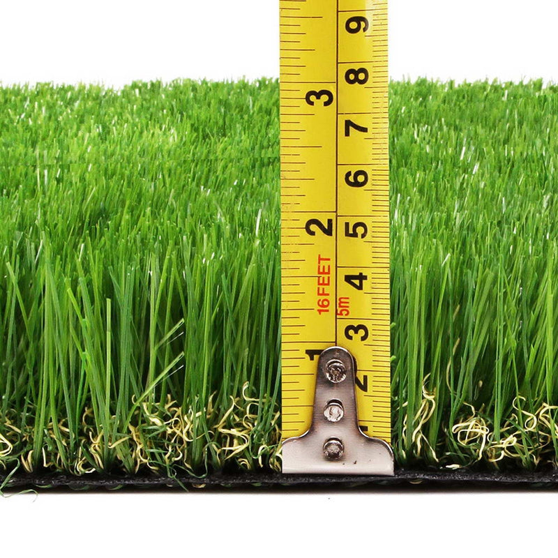 Synthetic 40mm  0.95mx10m 9.5sqm Artificial Grass Fake Turf 4-coloured Plants Plastic Lawn