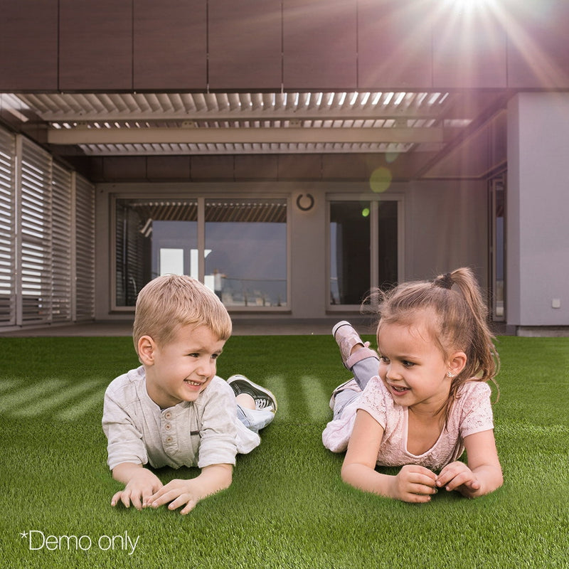 Synthetic 30mm  0.95mx10m  9.5sqm Artificial Grass Fake Lawn Turf Plastic Plant White Bottom