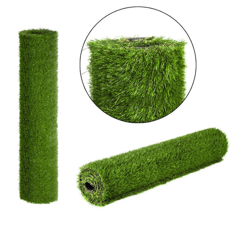 Synthetic 30mm  0.95mx20m  19sqm Artificial Grass Fake Lawn Turf Plastic Plant White Bottom