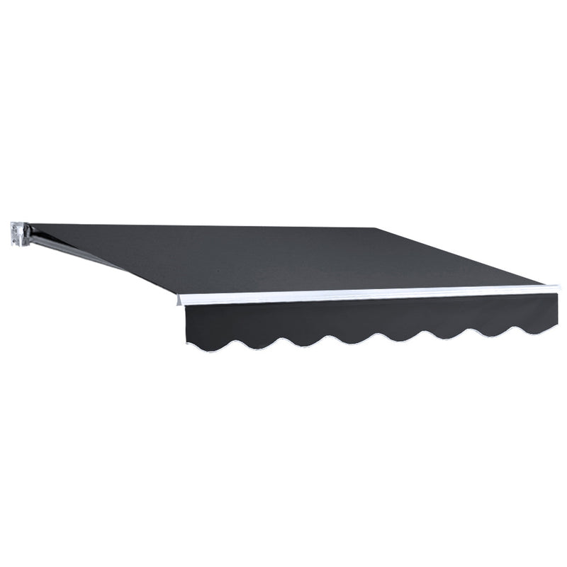 Retractable Outdoor Arm Awning 2 x 1.5M - Grey