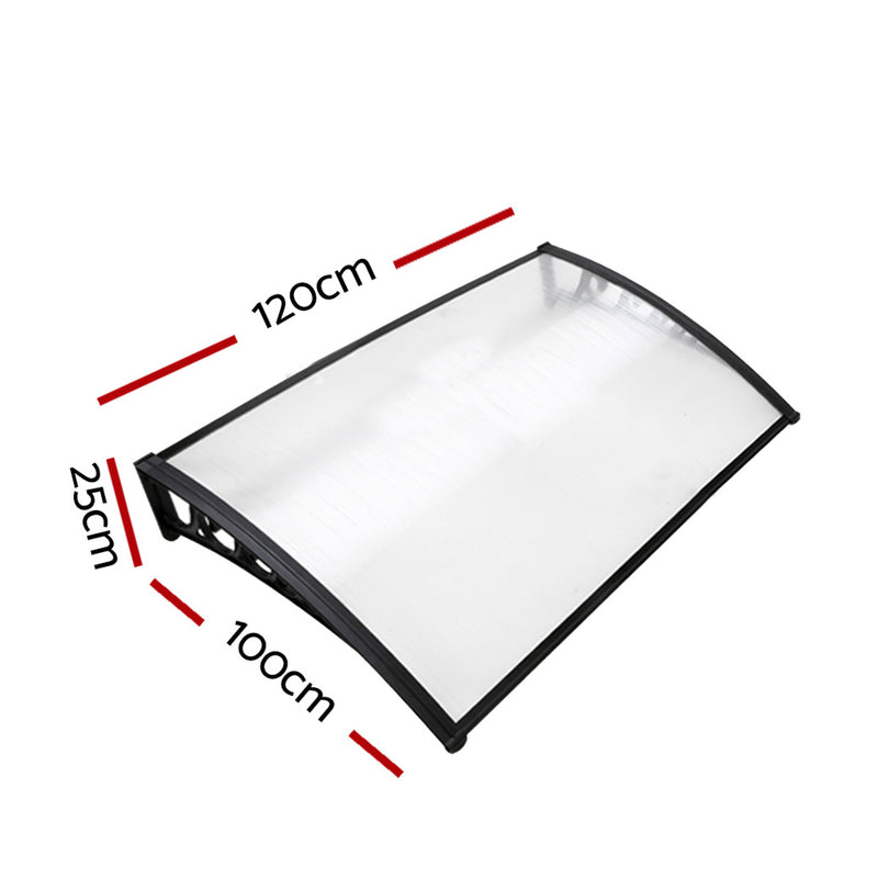 1X1.2M Window Door Awning Canopy Rain Cover Sun Shield