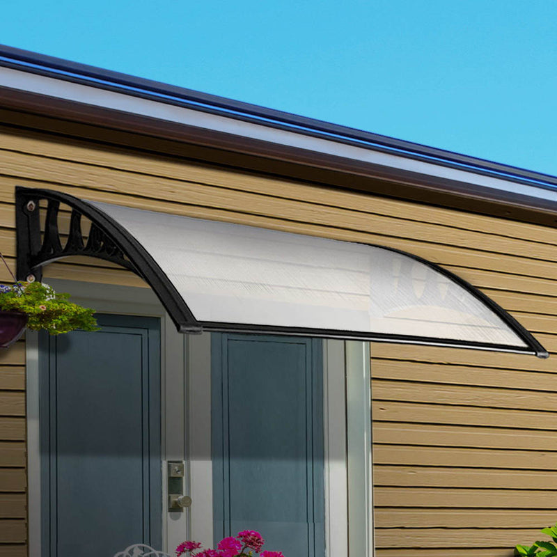 1X1.2M Window Door Awning Canopy Rain Cover Sun Shield