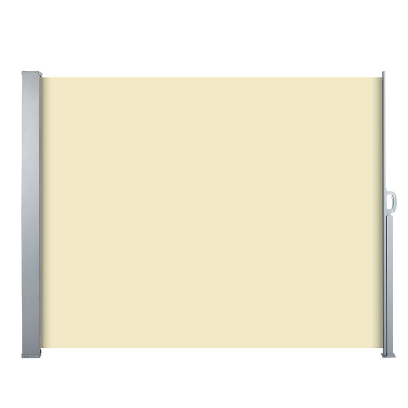 Retractable Side Awning Shade 1.8 x 3m - Beige