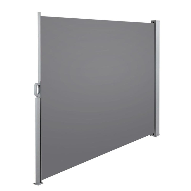 Retractable Side Awning Shade 1.8 x 3m - Grey