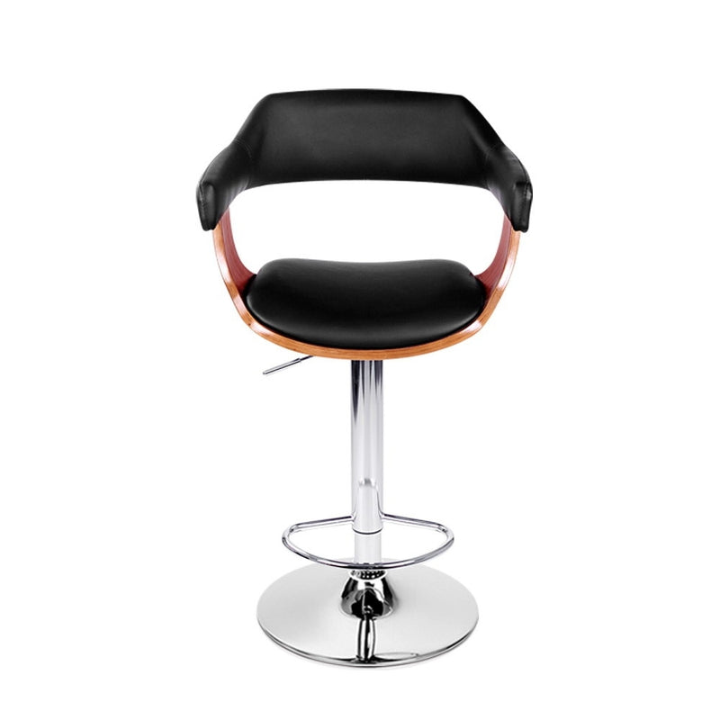 Wooden Bar Stool - Black