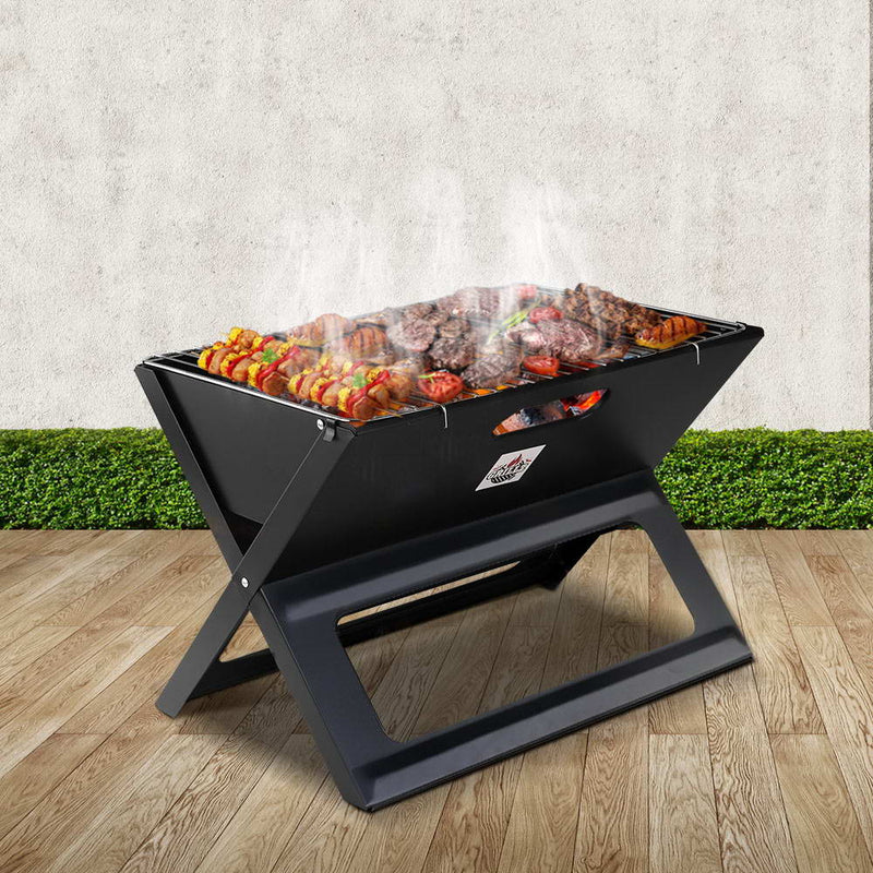 Notebook Portable Charcoal BBQ Grill