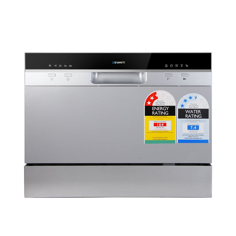 Devanti Electric Benchtop Freestanding Dishwasher