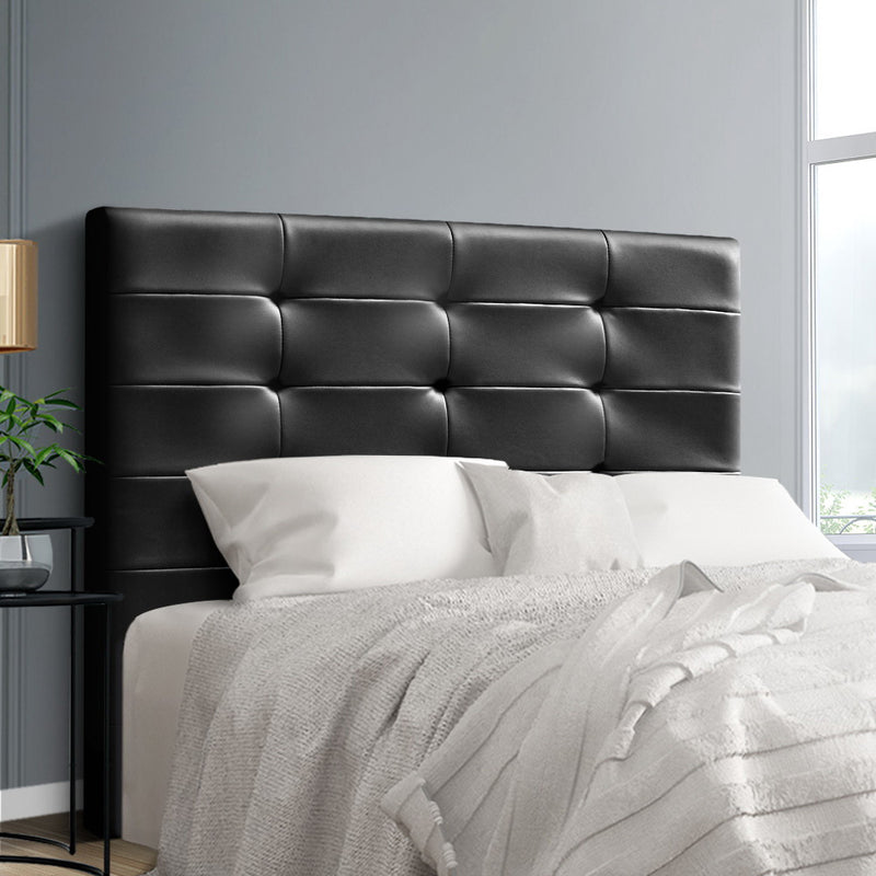 BENO Double Size Bed Head Headboard Bedhead Leather Base Frame