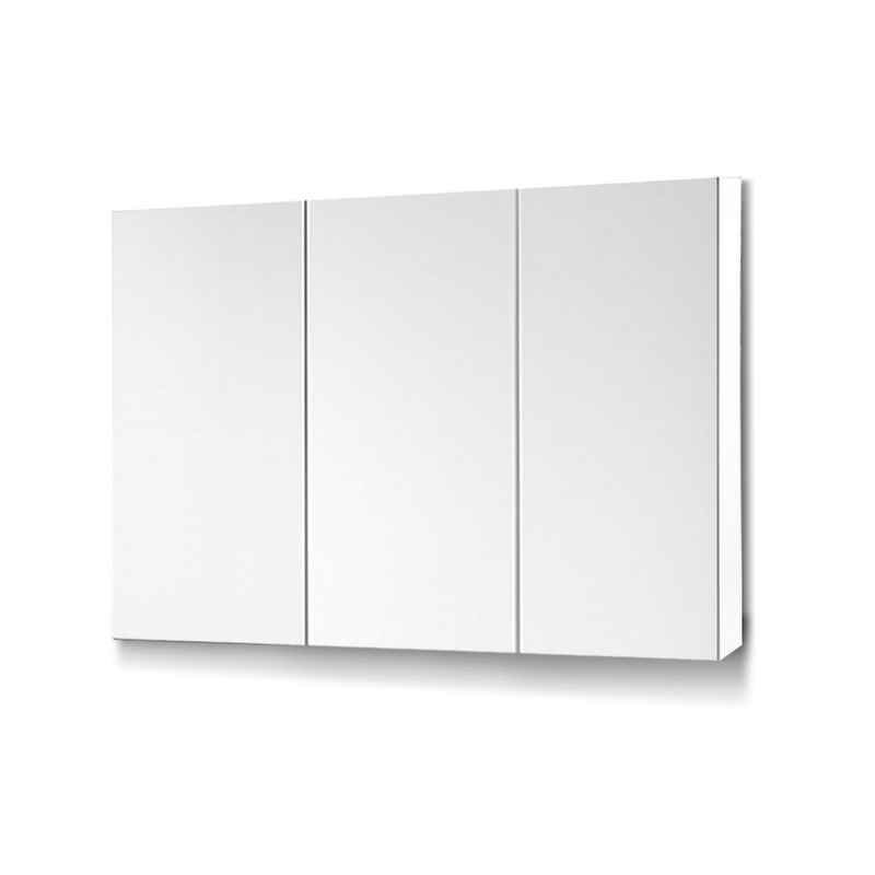 Bathroom Vanity Mirror with Storage Cabinet - White