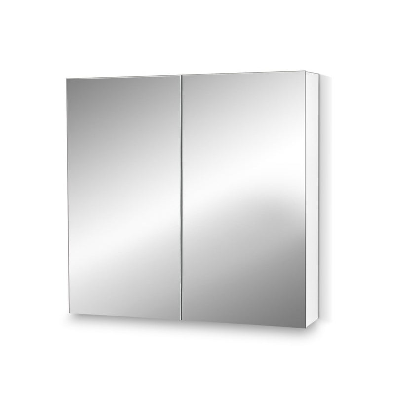 Bathroom Vanity Mirror with Storage Cabinet - White