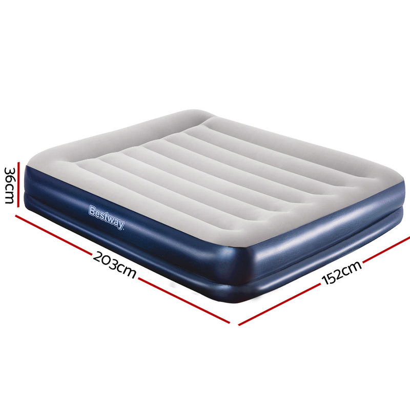 Air Bed Beds Mattress Premium Inflatable Built-in Pump Queen Size