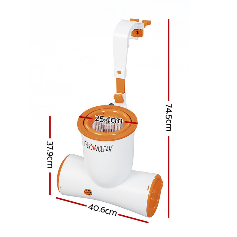 Skimatic Filter Pump Skimmer Combo Surface Flowclear Pools 2,574L/H