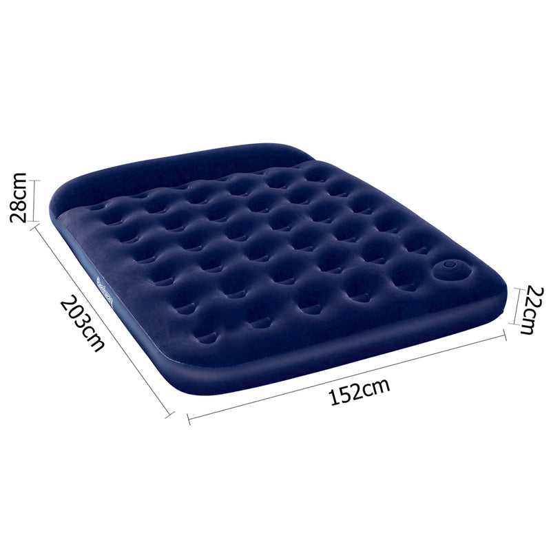 Queen Size Inflatable Air Mattress - Navy