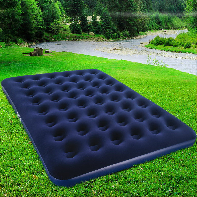 Queen Size Inflatable Air Matress - Navy