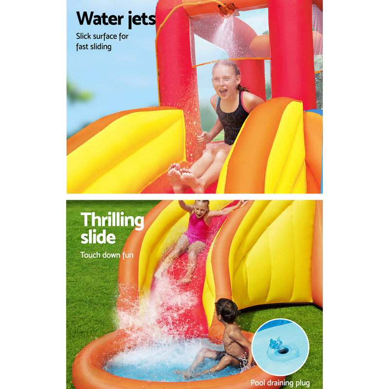 Inflatable Water Slide Park Jumping Castle Splash Toy Pool Playground