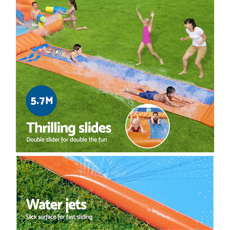 Water Slide Park Inflatable Jumping Castle Splash Toy Bounce House