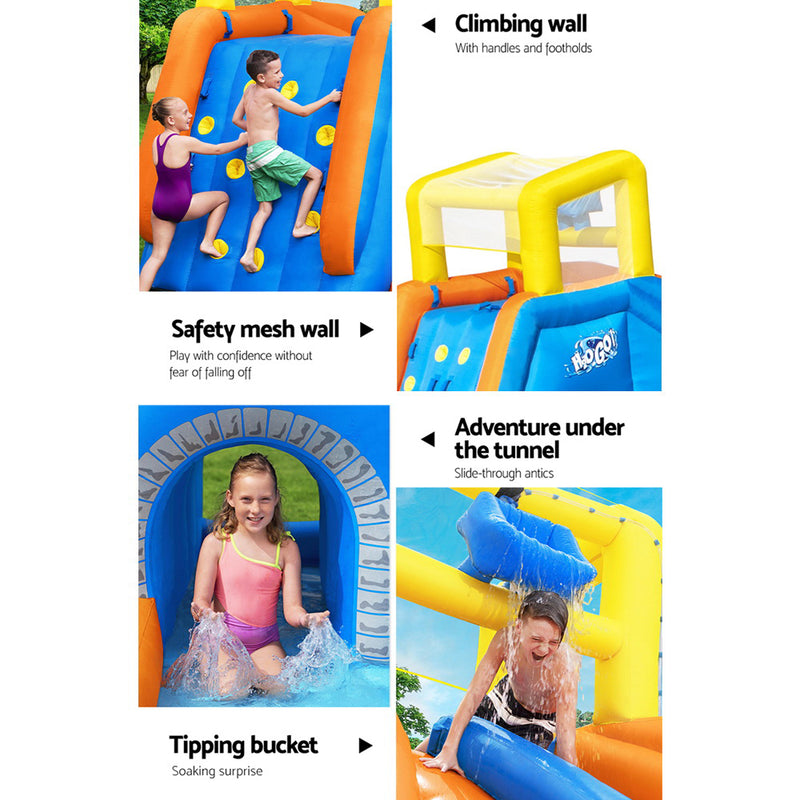 Water Slide Park Inflatable Jumping Castle Splash Toy Bounce House