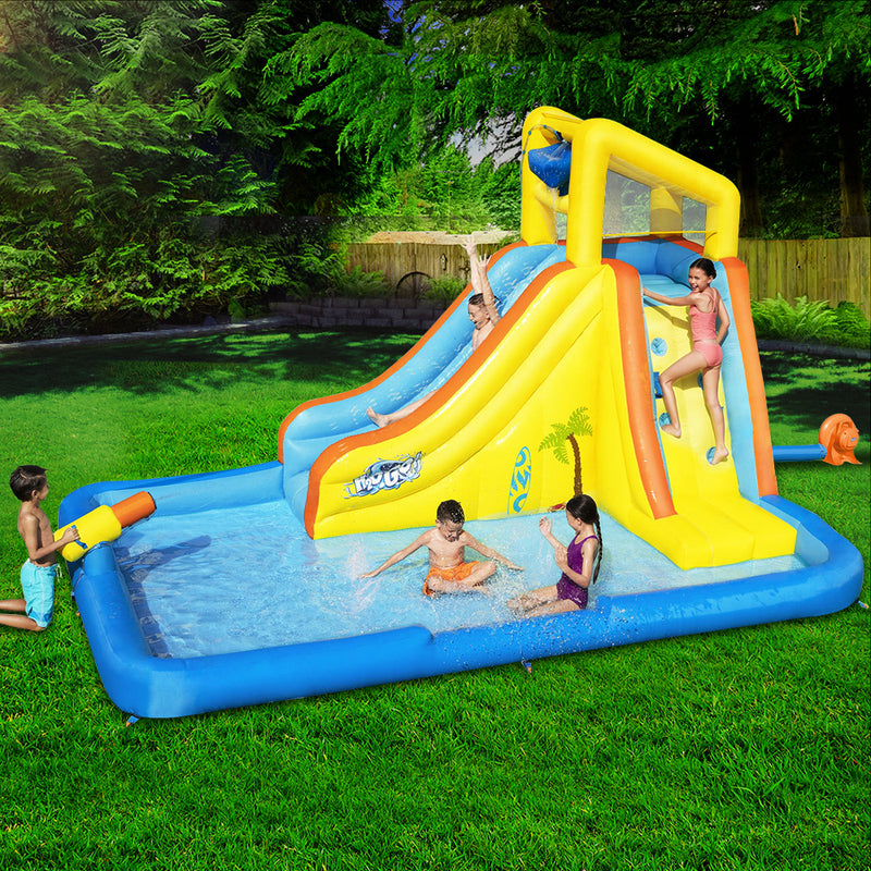 Inflatable Water Slide Mountain Water Park Jumping Castle Bouncer Toy