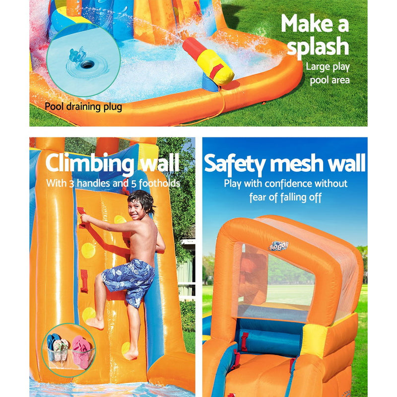 Inflatable Water Slide Pool Slide Jumping Castle Playground Toy Splash