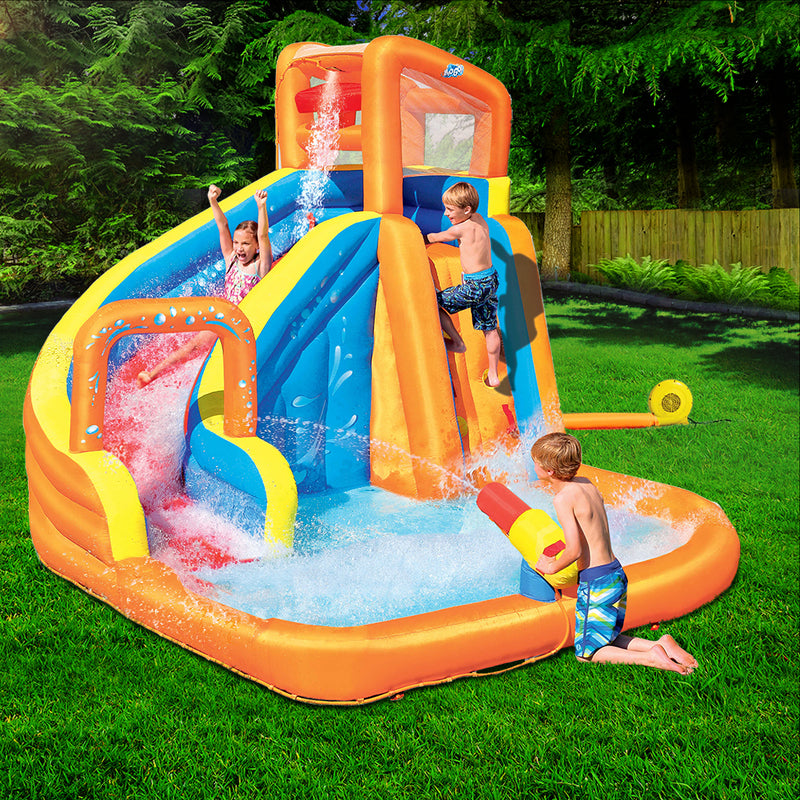 Inflatable Water Slide Pool Slide Jumping Castle Playground Toy Splash