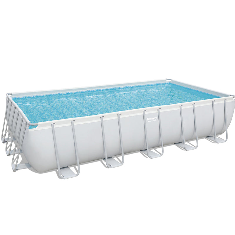 Above Ground Swimming Pool Power Steel™ Rectangular Frame Pools Filter