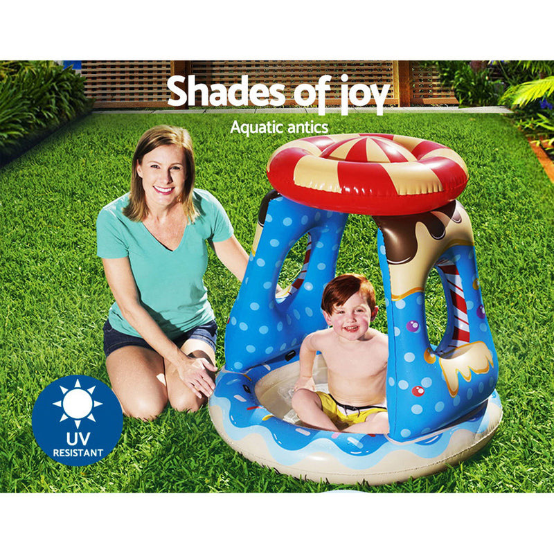 Kid Play Pool Swimming Pools Top Shade Inflatable Outdoor Family