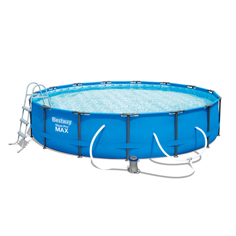 Above Ground Swimming Pool Steel Pro™ Frame Filter Pump 15ft