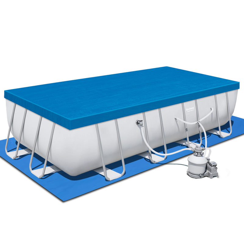 Rectangular Frame Power Steel Above Ground Swimming Pool