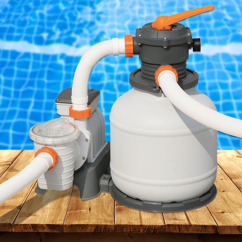 2000GPH Flowclear™ Sand Filter Swimming Above Ground Pool Cleaning Pump