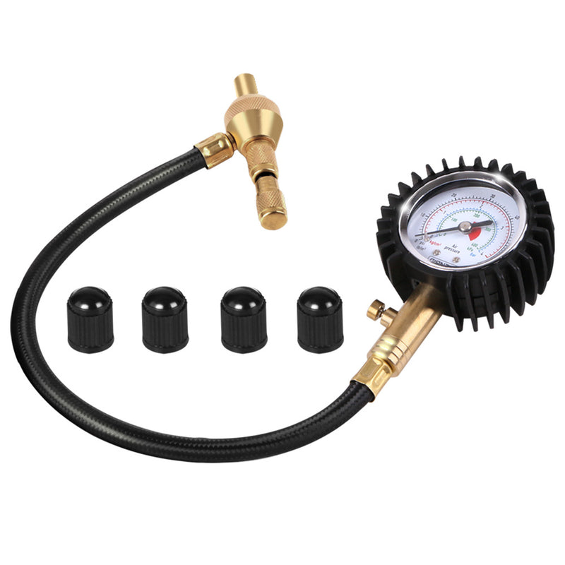 Giantz Tyre Deflater with Pressure Gauge Valve